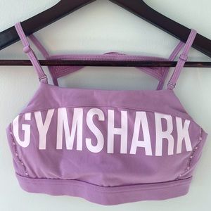 Gymshark Sports Bra Logo Lavender Size Small